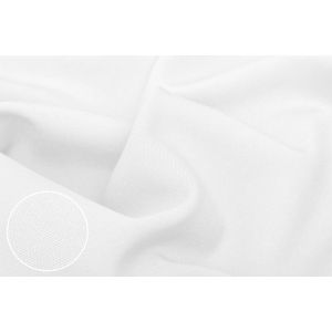 Biała Tkanina Dekoracyjna Panama 0001