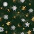 Obrus Świąteczny Gwiazdki na zielonym tle 400698-103 - 4